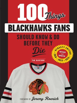 cover image of 100 Things Blackhawks Fans Should Know &amp; Do Before They Die